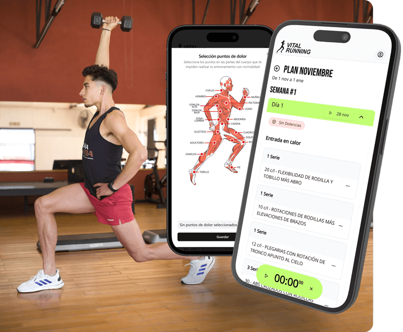 entrenamiento de fuerza para running